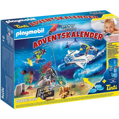Playmobil Adventkalender Polizeitaucheinsatz 70776