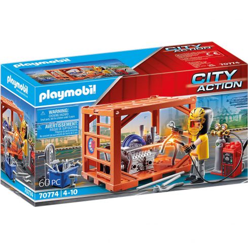 Playmobil Containerfertigung 70774