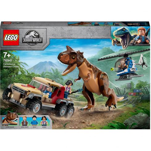 Lego Jurassic World Verfolgung des Carnotaurus 76941