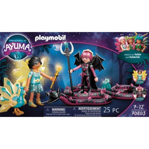 Playmobil Crystal Fairy und Bat Fairy mit Seelentier 70803