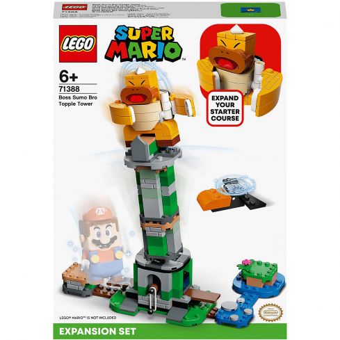 Lego Super Mario Kippturm mit Sumo-Bruder-Boss Erweiterung