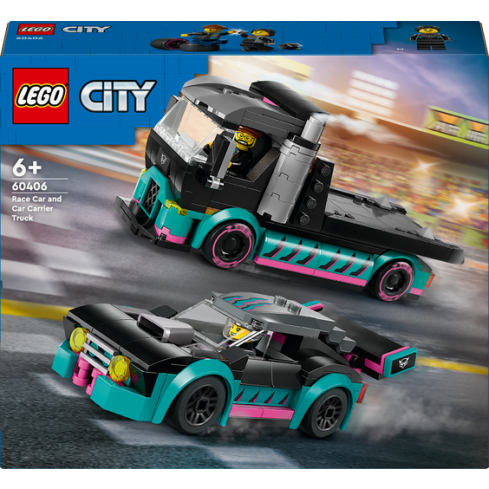 Lego City Great Vehicles Autotransporter mit Rennwagen 60406