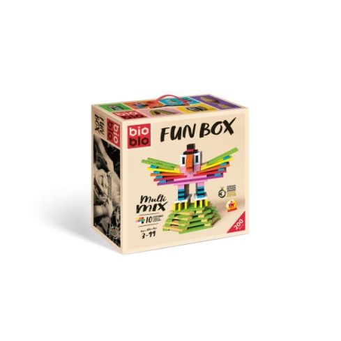 BIOBLO Fun Box mit 200 Mulit-Mix Steinen 64024