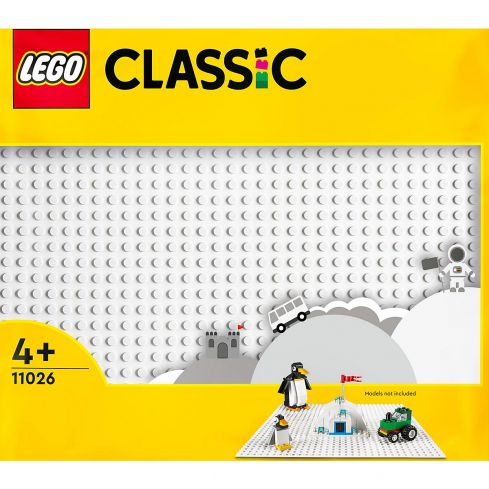 Lego Classic Weiße Bauplatte 11026