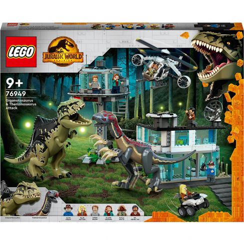 Lego Jurassic World Giganotosaurus & Therizinosaurus Angriff