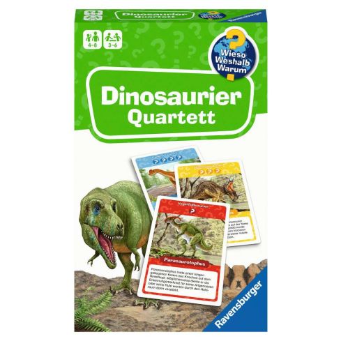 Ravensburger Mitbringspiel WWW Dinosaurier Quartett 22359