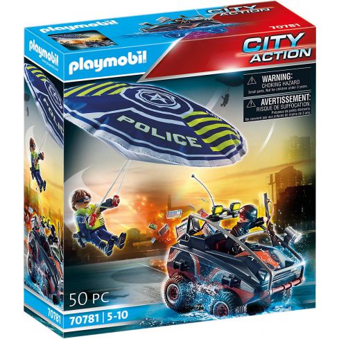Playmobil Polizei-Fallschirm Amphibien-Fahrzeug 70781