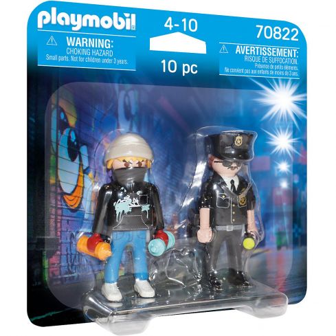 Playmobil Duopack Polizist und Sprayer 70822