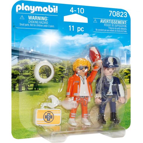 Playmobil Duopack Notarzt und Polizistin 70823