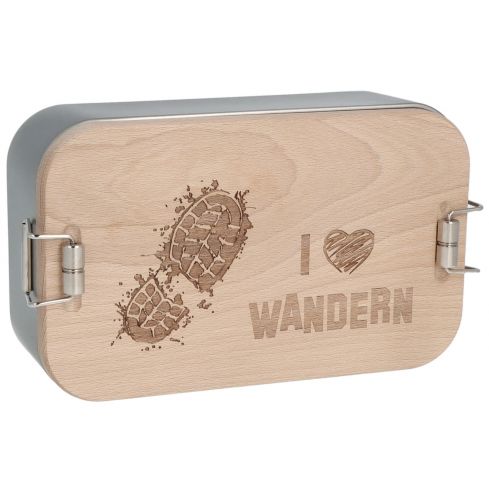 Lunchbox "I Love Wandern"