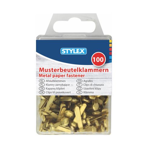 Stylex Musterklammern gold 100er Schachtel