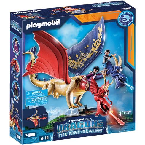 Playmobil Dragons The Nine Realms Wu & Wei mit Jun 71080