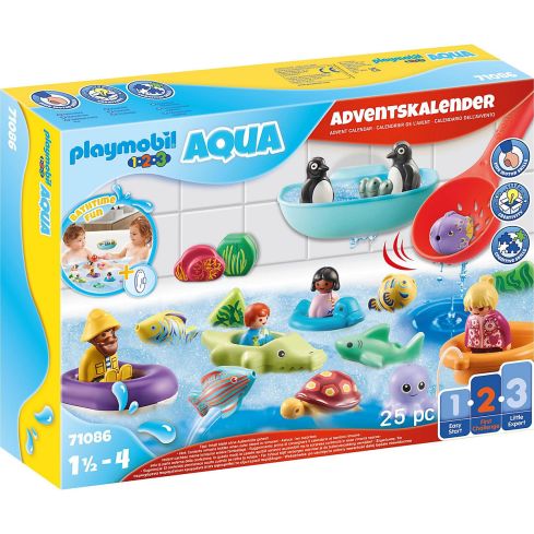 Playmobil Adventkalender 1.2.3. Aqua Badespaß 2022 71086