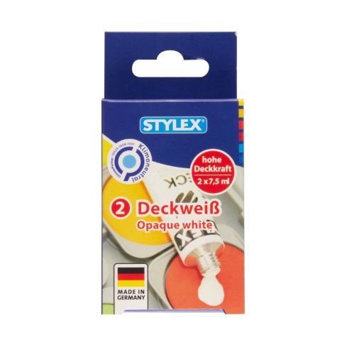 Stylex Deckweiß - 2 Tuben à 7,5ml 