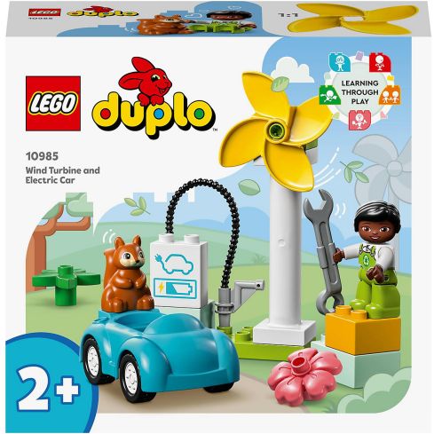 Lego Duplo Town Windrad und Elektroauto 10985