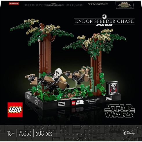 Lego Star Wars Verfolgungsjagd auf Endor - Diorama 75353