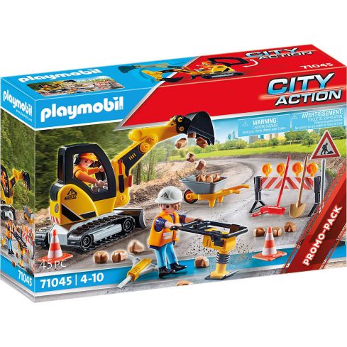 Playmobil City Action Straßenbau 71045