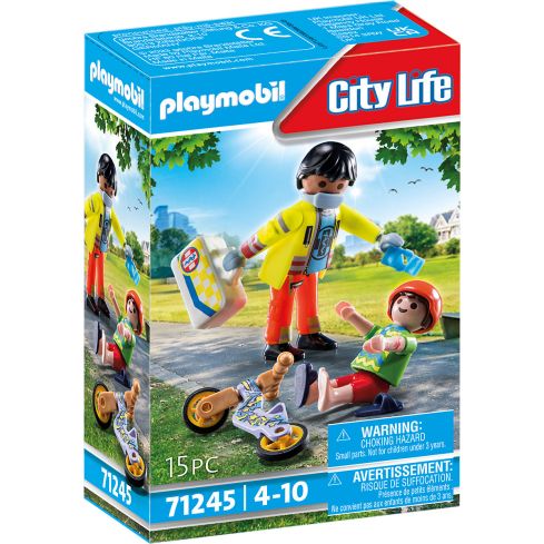 Playmobil City Life Sanitäter mit Patient 71245