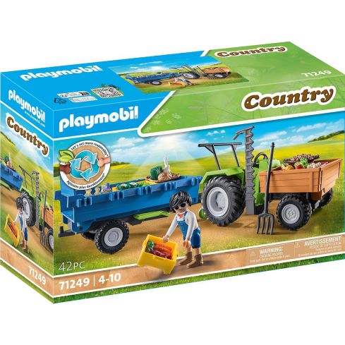 Playmobil Country Traktor mit Anhänger 71249