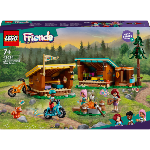 Lego Friends Gemütliche Hütten im Abenteuercamp 42624