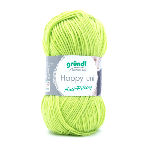 Gründl Wolle Happy Uni Nr.49 Limette
