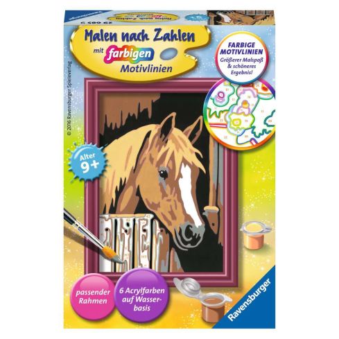 Ravensburger Malen nach Zahlen Pferd im Stall