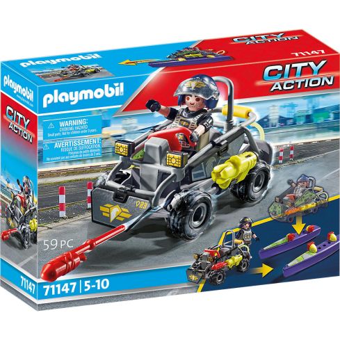 Playmobil City Action SWAT-Multi-Terrain-Quad 71147