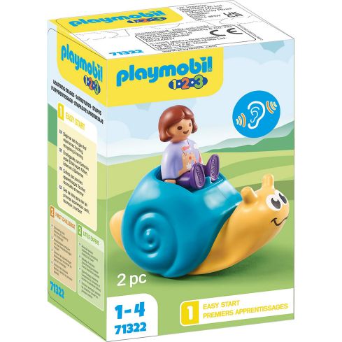 Playmobil 1.2.3 Schaukelschnecke mit Rasselfunktion 71322
