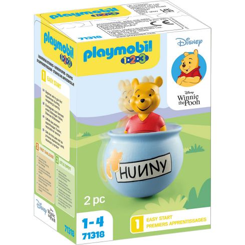 Playmobil 1.2.3 & Disney: Winnies Stehauf-Honigtopf 71318