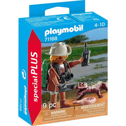 Playmobil Special Plus Forschermit jungem Kaiman 71168