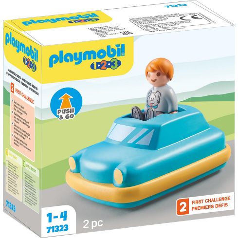 Playmobil 1.2.3 Push & Go Car 71323
