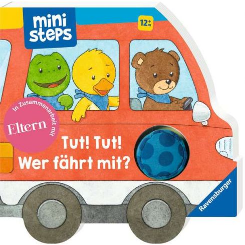 Ravensburger Ministep Buch: Tut! Tut! Wer fährt mit?
