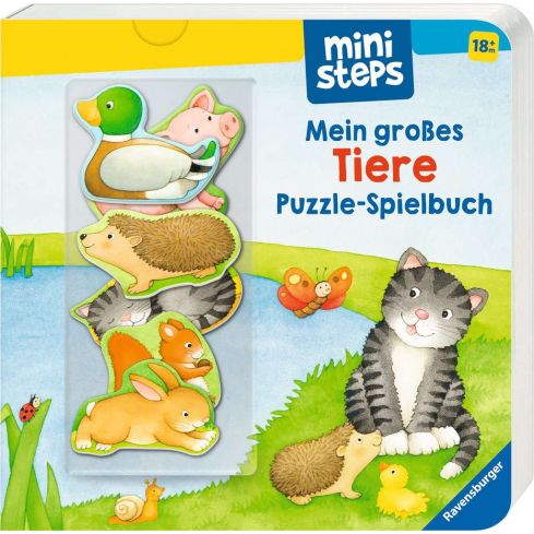 Ravensburger Ministeps Mein großes Tiere Puzzle-Spielbuch  
