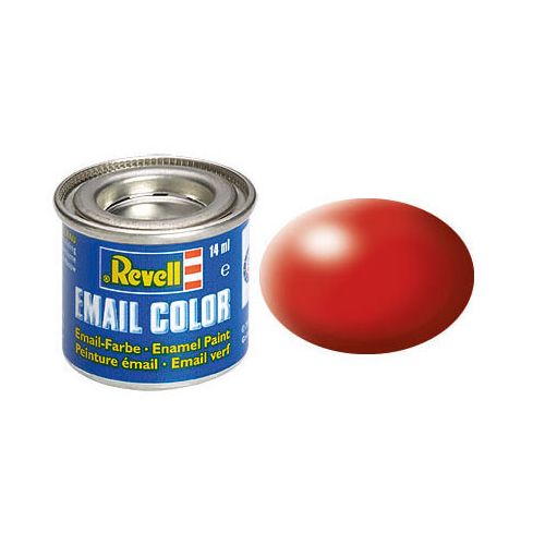Revell Farben: feuerrot, seidenmatt RAL 3000 14ml-Dose