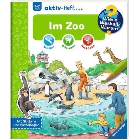 Ravensburger WWW Aktiv-Heft - Im Zoo