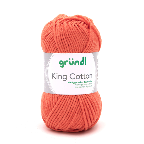 Gründl Wolle King Cotton Nr.33 orange 