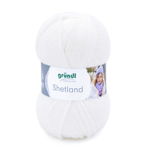 Gründl Wolle Shetland Nr.10 Weiss
