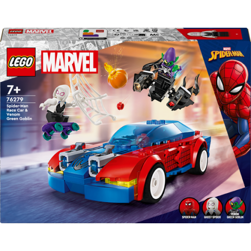 Lego Super Heroes Spider-Mans Rennauto & Venom Green Goblin 