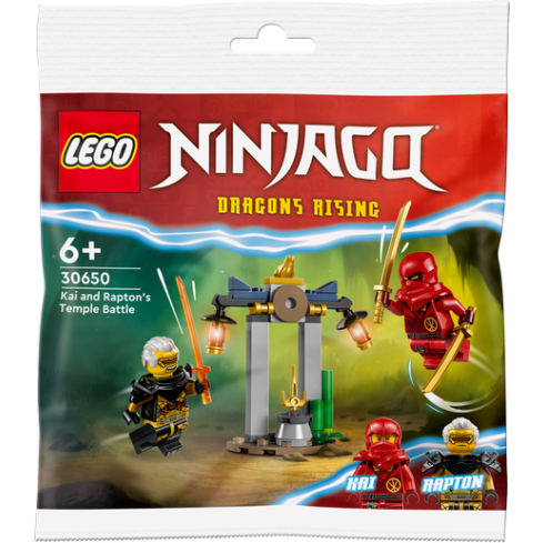 Lego Ninjago Kais & Raptons Duell im Tempel 30650