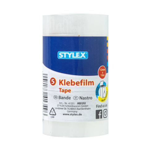 Stylex Klebefilm 5 Rollen, 18mmx33m