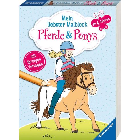 Ravensburger Mein liebster Malblock: Pferde & Ponys