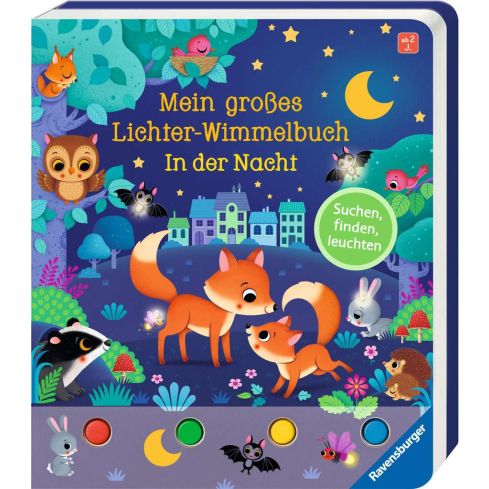 Ravensburger Mein großes Lichter-Wimmelbuch: In der Nacht