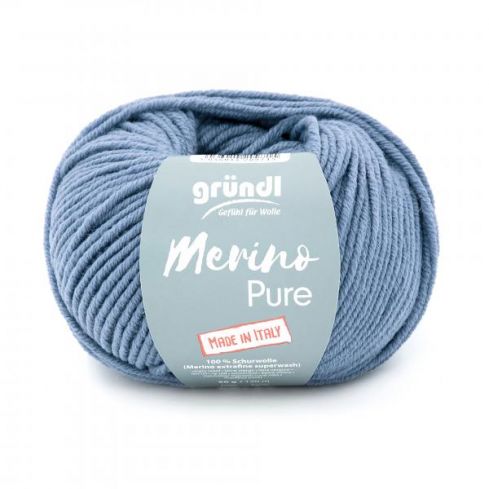 Gründl Wolle Merino Pure Nr.23 jeansblau