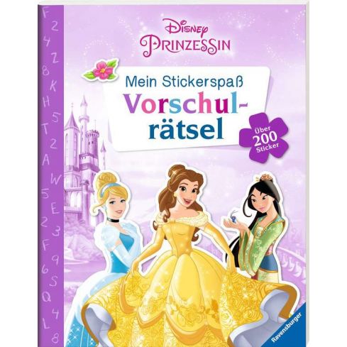 Ravensburger Stickerspaß Disney Prinzessin Vorschulrätsel