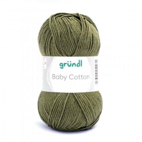 Gründl Wolle Baby Cotton Nr.12 olive