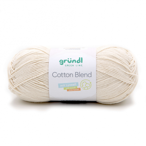 Gründl Wolle Cotton Blend Nr.01 weiß