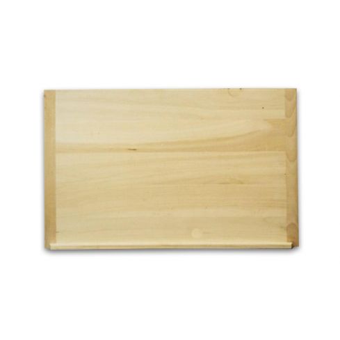 Backbrett aus Holz mit Anschlagleiste 65x45cm