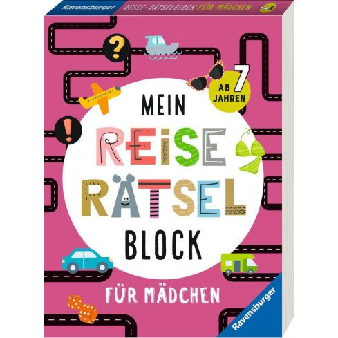 Ravensburger Mein Reise-Rätsel-Block für Mädchen