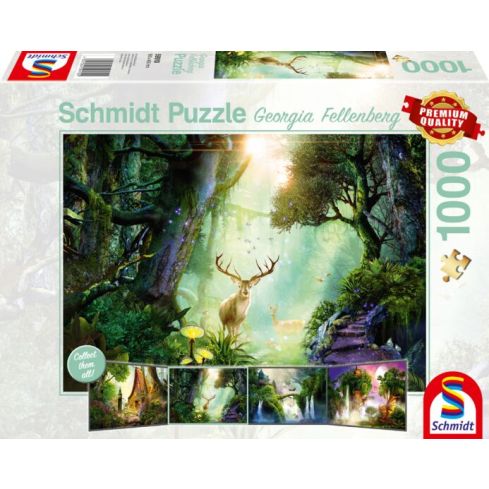 Schmidt Puzzle 1000tlg. Rehe im Wald 59910