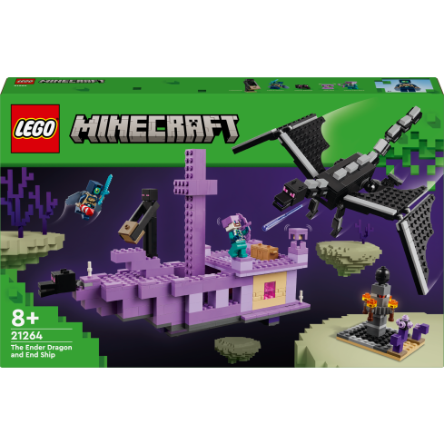 Lego Minecraft Der Enderdrache und das Endschiff 21264
